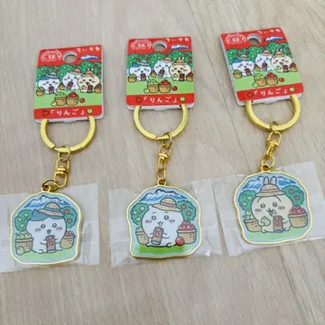 치이카와 (먼작귀) 지역 한정 키링 아오모리 사과 미사용 익명 배송