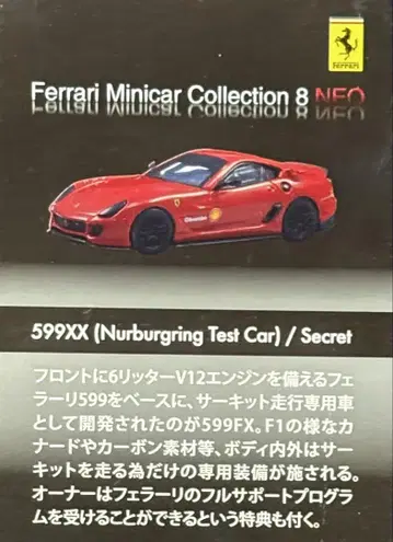 교쇼 1/64 페라리 8 NEO 599XX 뉘르부르크링 테스트카 시크릿