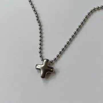 00s grunge cross 목걸이 크로스 실버 그런지 y2k