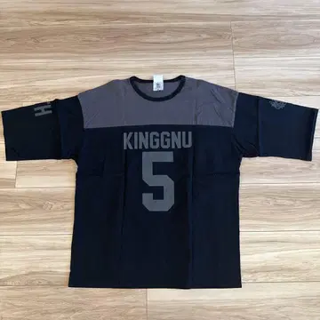 King Gnu FOOTBALL [BLACK] 풋볼 셔츠 M