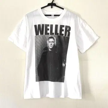 PAUL WELLER 폴 웨일러 프린트 T셔츠 화이트