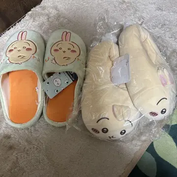 치이카와 (먼작귀) 토끼 룸슈즈