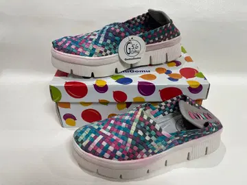 밴딩 고무 56 힐 스니커즈 그레이 믹스 L