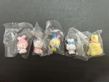 산리오 캐릭터즈 변신 토끼 피규어 전 5종 컴플리트 세트