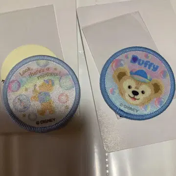 더피 20주년 컬러풀 해피니스 더피 와펜 2개 세트