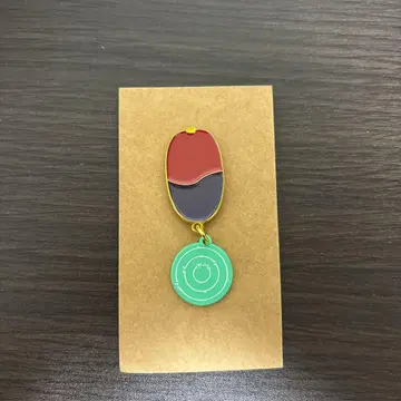 오사카 만박 아랍에미리트 연합국 데이츠 모티브 핀 배지 빨간색