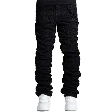 GUAPI ALL BLACK SUPER STACKED DENIM28
