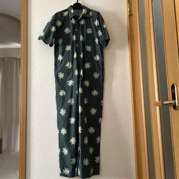 스픽 앤 스팬 점프수트 다크 그린