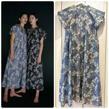 KEITAMARUYAMA x AMERI BLUR FLOWER DRESS