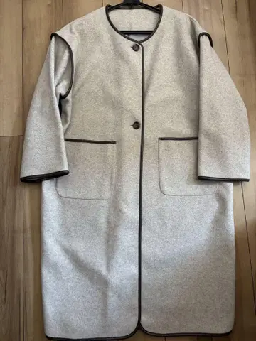 파이핑 롱 코트
