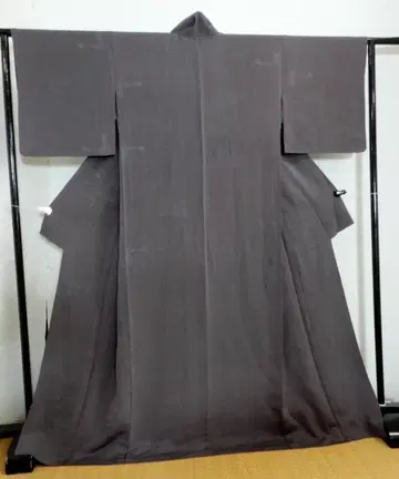 순수 실크 이로무지 단의 기모노 일본 이름 이마츠루색 계열