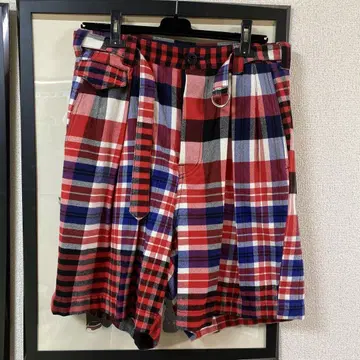 sacai 체크 무늬 숏팬츠 사이즈 1