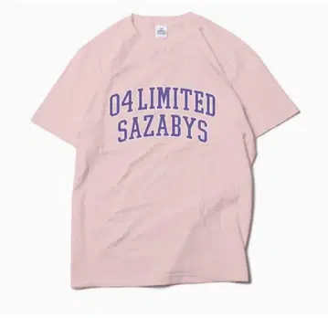 [ 새상품 ] 04 Limited Sazabys 로고 T셔츠 핑크 XL