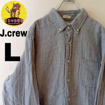 USA 구제 의류 J.crew 플란넬 셔츠 L 그레이