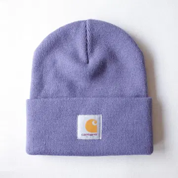 Carhartt WIP 칼하트 아크릴 니트 캡 비니 연보라