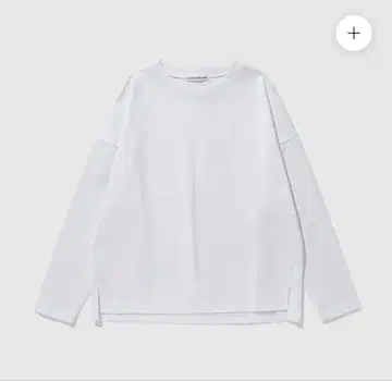 오가닉 코튼 Heavy 롱T 화이트
