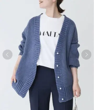 스픽 앤 스팬 소프트 코어 얀 V넥 가디건