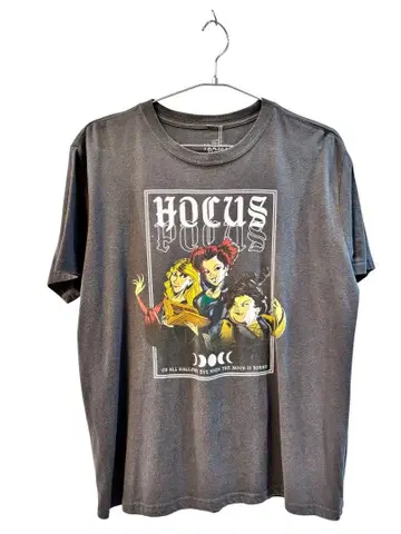 Hocus Pocus 그레이 반팔 셔츠