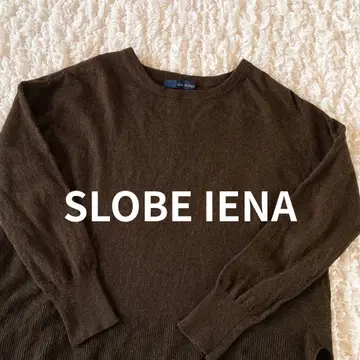 슬로브 이에나 SLOBE IENA 스웨터 캐시미어 혼방 카키 F
