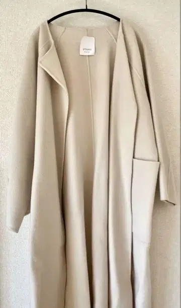 emmi 스톨 리버 코트 21AW/울/IVO/13WFC214004