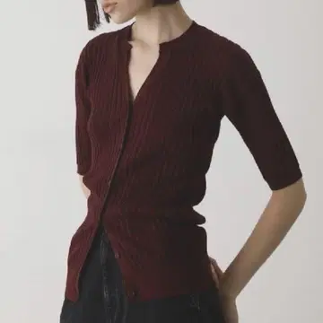 RIM.ARK Random rib knit tops