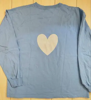 USA 코튼 Back Heart 루즈 롱T 색스