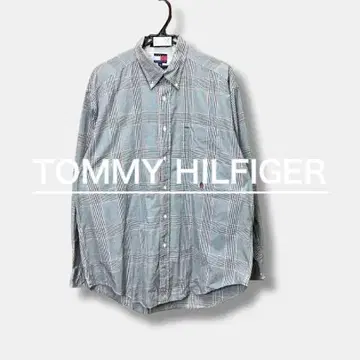 90s 구 택 TOMMY HILFIGER 체크 셔츠 SD8-372
