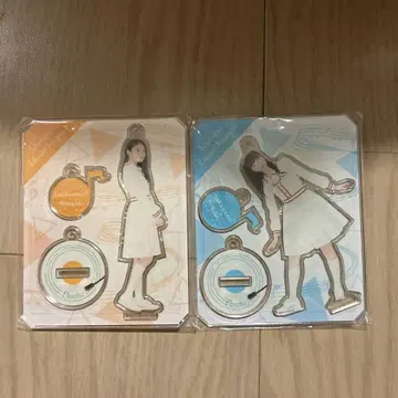 에비츄 카시와기 히나타 나카야마 리코 아크릴 스탠드 2개 세트