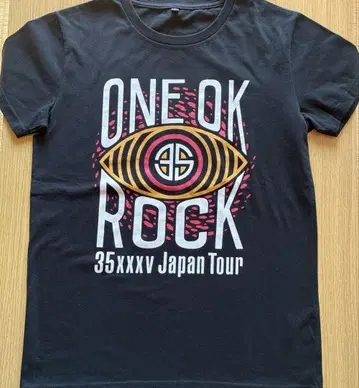 ONE OK ROCK 셔츠 35xxxv 블랙 M 사이즈