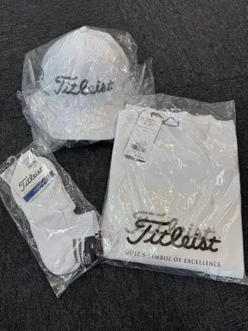 Titleist 골프 캡 피케 셔츠 삭스 세트