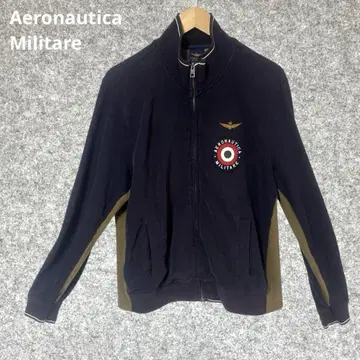 Aeronautica Militare 집업 자켓 네이비