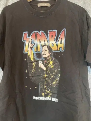 마츠다이라 켄 SAMBA T셔츠 블랙 마츠켄삼바 ROCK