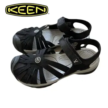 [ 새상품급 ] keen 킨 로즈 샌들 블랙 22.5cm