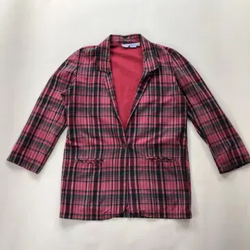 [ 초레어 ] 80s-90s 오버 사이즈 얇은 소재 자켓 페이드 레드