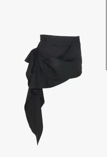 the red thread S drape tail skirt mini