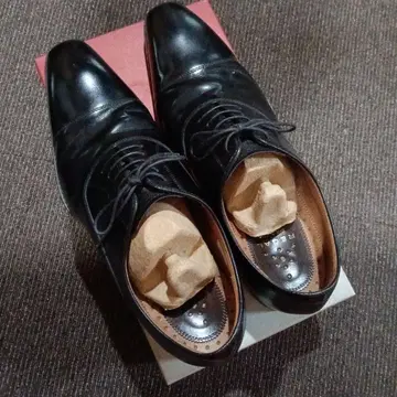 블랙 가죽 드레스 신발