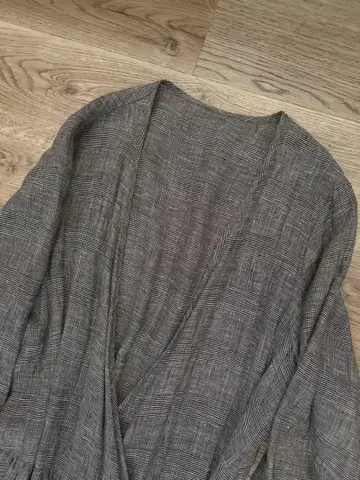 nest Robe 린넨 카슈쿨 원피스 글렌체크