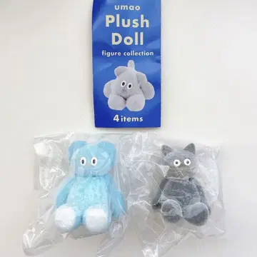 umaao 플러시 인형 곰 검은 고양이