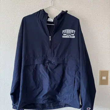 Champion 하프 지퍼 나일론
