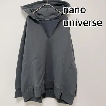 nano universe 나노 유니버스 후드티 그레이 긴팔