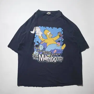 구제 의류 THE SIMPSONS 프린트 티셔츠
