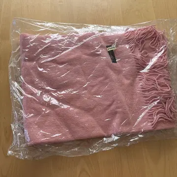 캐시미어 프린지 스톨 핑크