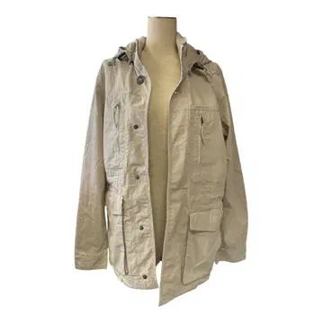 에디바우어 남성용 베이지 후드 부착 마운틴 후드티