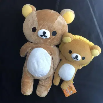 산엑스 리락쿠마 구딸리 봉제 인형 약 55~60cm, 아시바타 봉제 인형