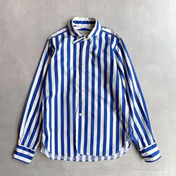 HAVERSACK 턱 스트랩 와이드 스트라이프 긴팔 셔츠 S