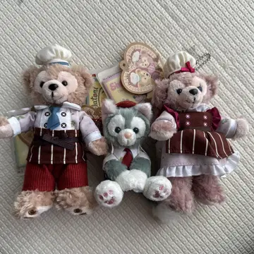 더피 인형 배지 세트