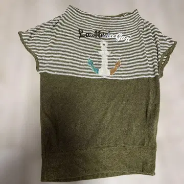 이타리야 튜닉 9호 일본제 린넨 돌먼 슬리브 보더