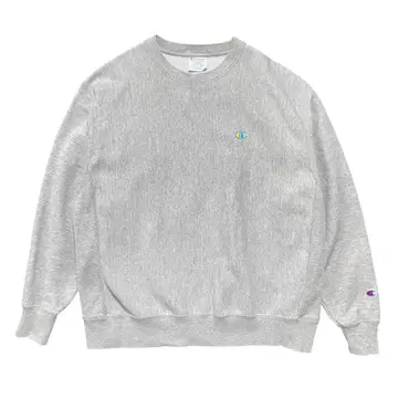 구제 의류 챔피온 리버스 위브 맨투맨 트레이닝복 자수 프린트