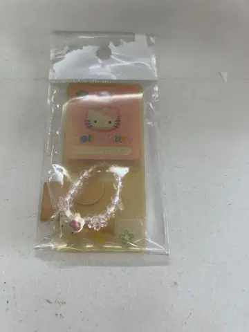 산리오 헬로키티 비즈 반지 레트로