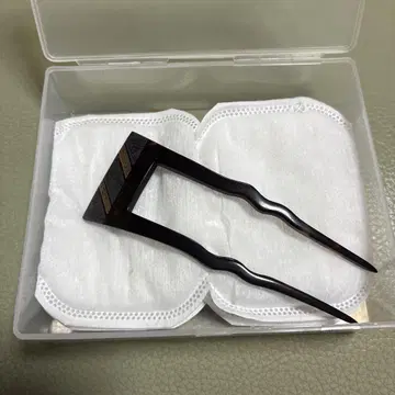 블랙 각형 헤어콤